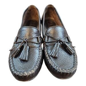 Cole Haan Vintage loafer with tassels womens sz 5.5 B shoes brown